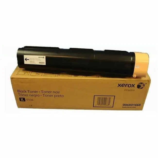 Xerox Genuine D136 Black Toner Cartridge - Reliable 65,000 Page Yield for Xerox D136 Printers