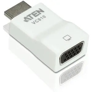 ATEN Technologies VC810 HDMI to VGA Converter - Plug-and-Play Video Adapter for Clear Display up to 1920 x 1200