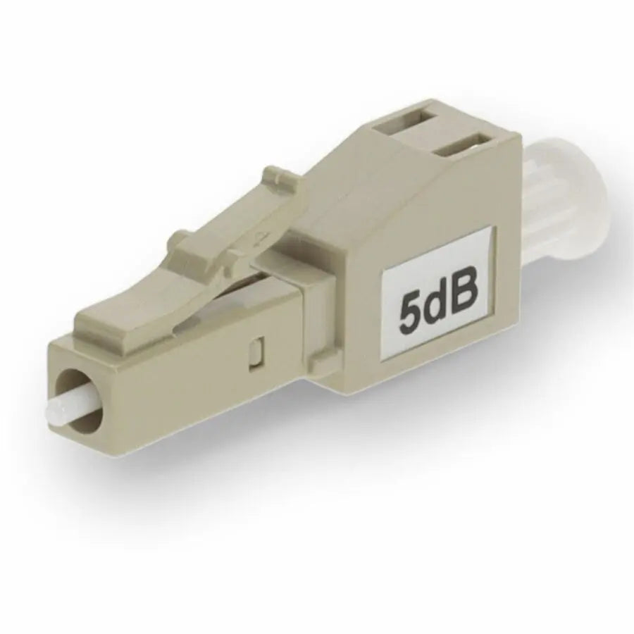 AddOn 2-Pack of 5dB LC OM1 Multimode Fiber Optic Attenuators - Reliable Network Link