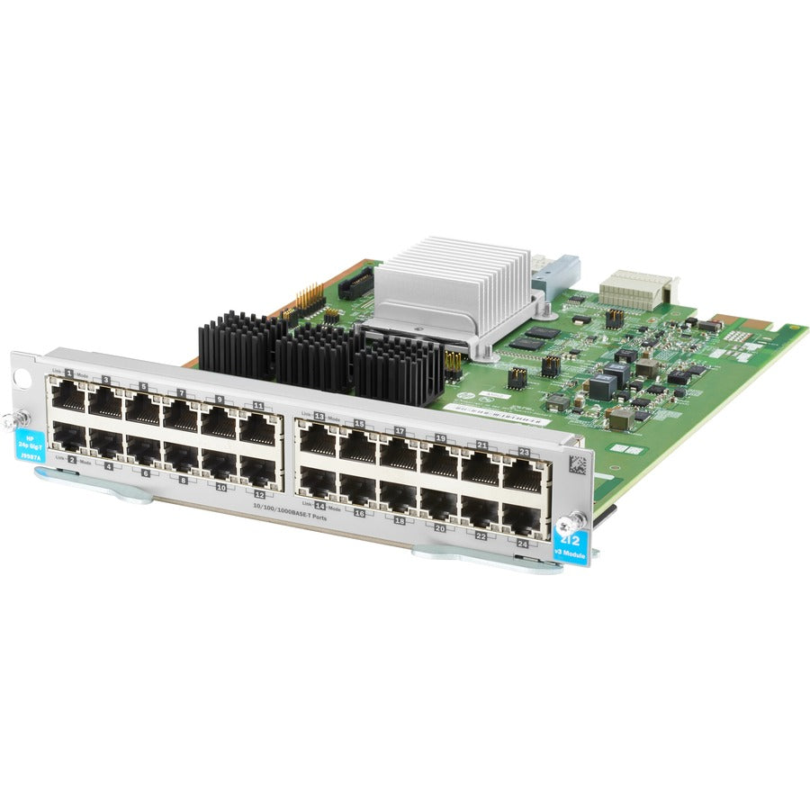 Hewlett Packard Enterprise J9987A 24-Port Gigabit Ethernet Expansion Module for HP 5400R zl2 Switch Series