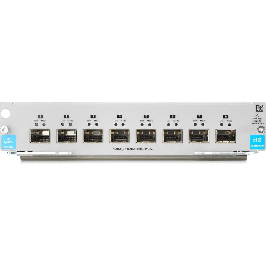 HPE J9993A 8 Ports 1G and 10GbE SFP+ MACsec v3 Expansion Module for HP Switches