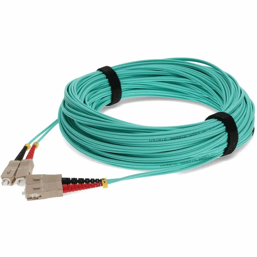 AddOn 20m Laser Optimized Multi-Mode Fiber (LOMM) Duplex SC/SC OM3 Aqua Patch Cable