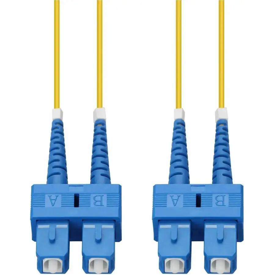 AddOn 4m SC to SC Yellow OS2 Duplex Riser-Rated Fiber Patch Cable by AddOn