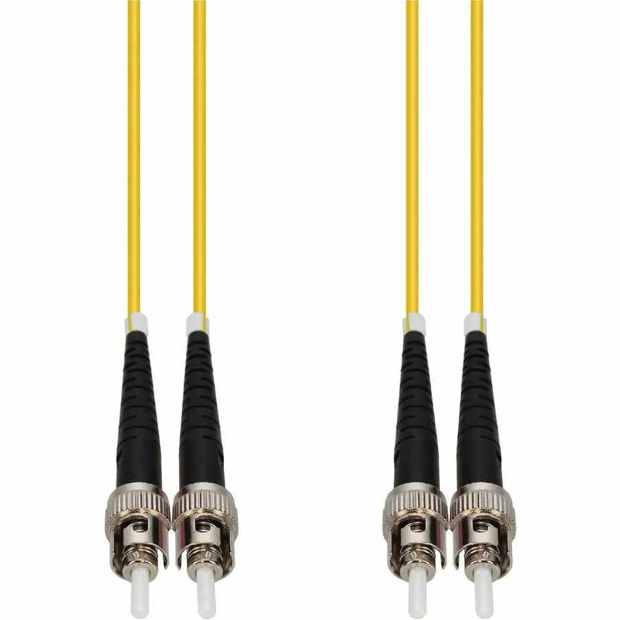 AddOn 8m ST to ST Yellow OS2 Duplex Riser-Rated SMF Fiber Patch Cable