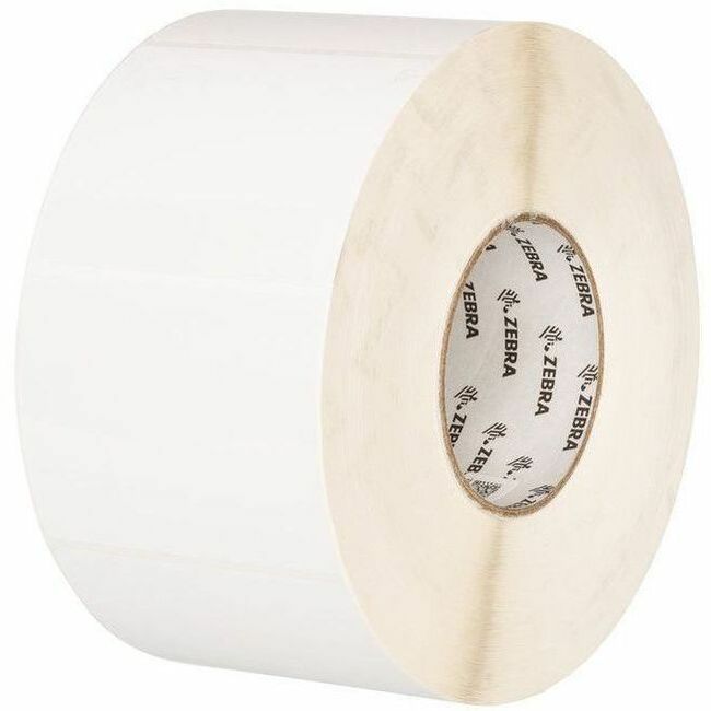 Zebra Z-Select 4000T Thermal Transfer Multipurpose Label Roll - 4 x 6 inches, White, 4 Rolls