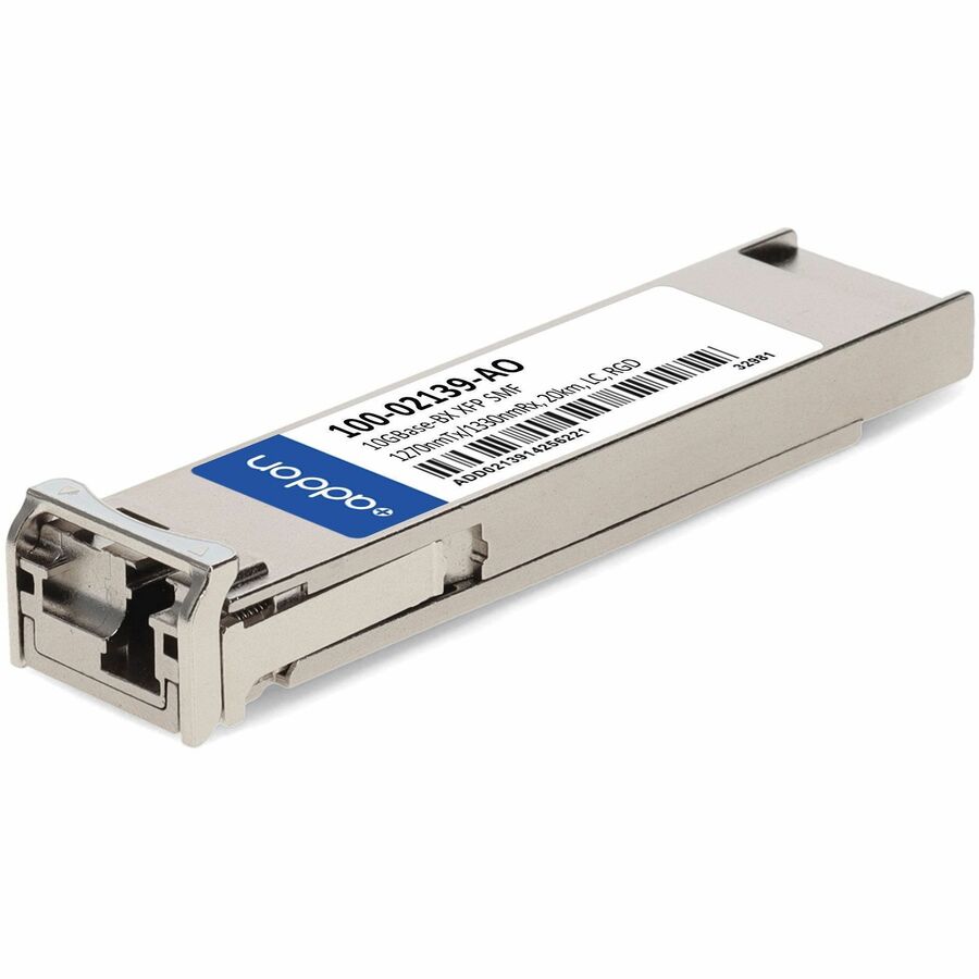 AddOn Calix® 100-02139 Compatible 10GBase-BX XFP Transceiver for Single-Mode Fiber Networks