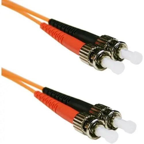 ENET 1M ST/ST Duplex Multimode Fiber Optic Cable - Orange, 62.5/125 OM1