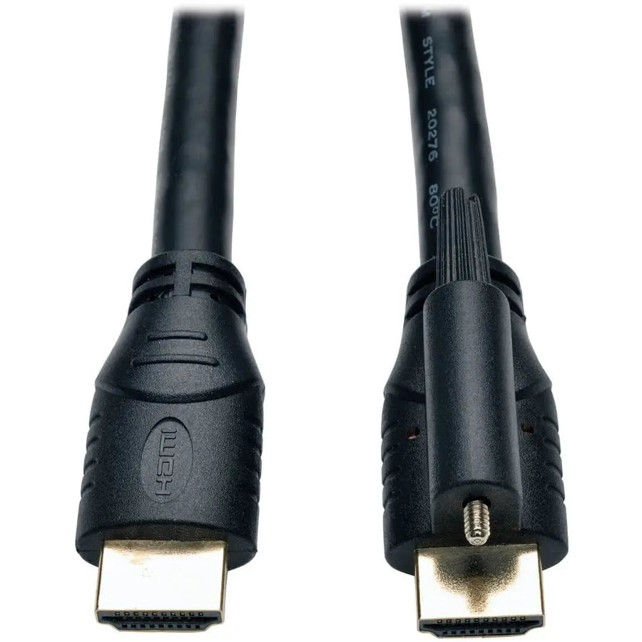 Eaton Tripp Lite Series P569-010-LOCK 10 ft High Speed HDMI Cable with Ethernet and Locking Connector