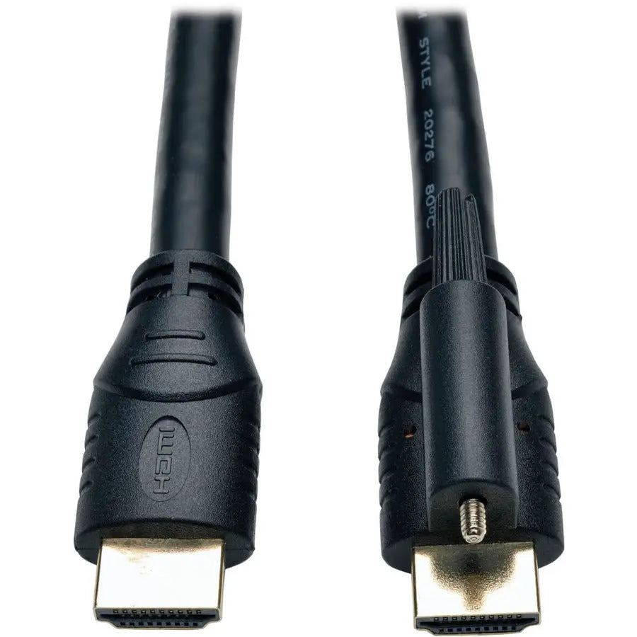 Eaton Tripp Lite Series P569-015-LOCK 15 ft High Speed HDMI Cable with Ethernet and Locking Connector