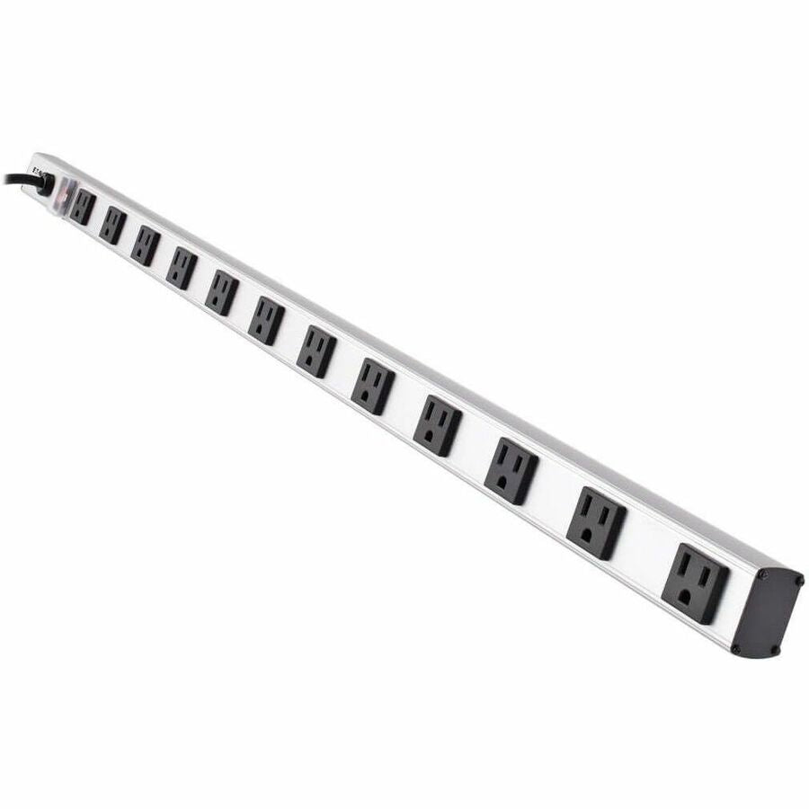 Tripp Lite PS3612RA 12-Outlet Right-Angle Mountable Power Strip, 120V, 15A, 15-Foot Cord