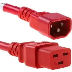 Unirise USA PWCD-C14C19-15A-02F-RED Standard Power Cord for Reliable Device Power