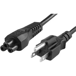 Unirise Notebook Power Cord 5/15P-C5, SJT, 125V, 10Amp, Black Jacket, 6 ft
