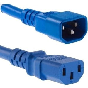Unirise Standard Power Cord - 3.5 ft Blue IEC 60320 C13 to C14 Replacement Cable