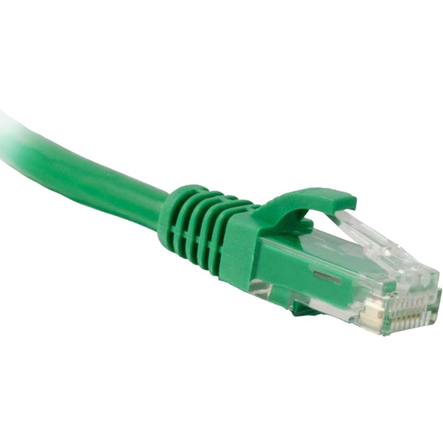 ENET Cables C6-GN-1-ENC 1 ft. Cat6 UTP Green Snagless Patch Network Cable