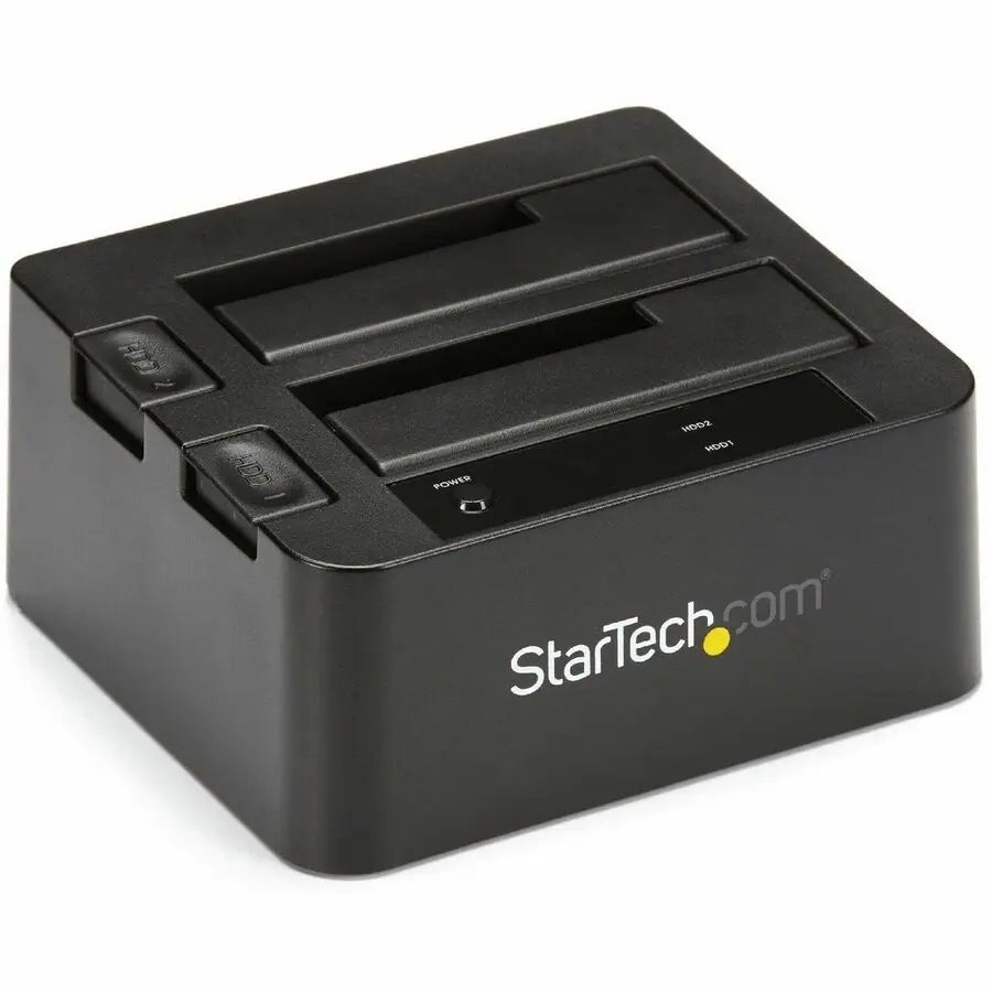 StarTech.com SDOCK2U313 USB 3.2 Gen 2 Dual-Bay SATA Drive Dock for 2.5" & 3.5" SSD/HDDs