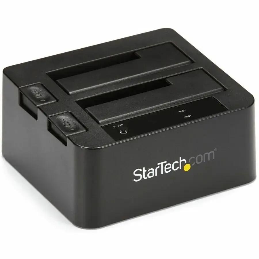 StarTech.com SDOCK2U313 USB 3.2 Gen 2 Dual-Bay SATA Drive Dock for 2.5" & 3.5" SSD/HDDs by STARTECH.COM