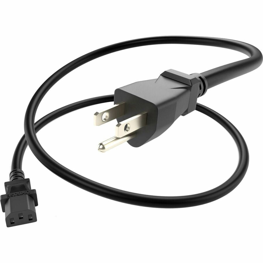 Unirise Standard Power Cord - 25 ft Black NEMA 5-15P to IEC 60320 C13