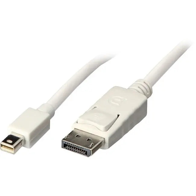 Unirise 6ft Mini DisplayPort to DisplayPort Cable, Male to Male, 32 AWG – Reliable Video and Audio Connection