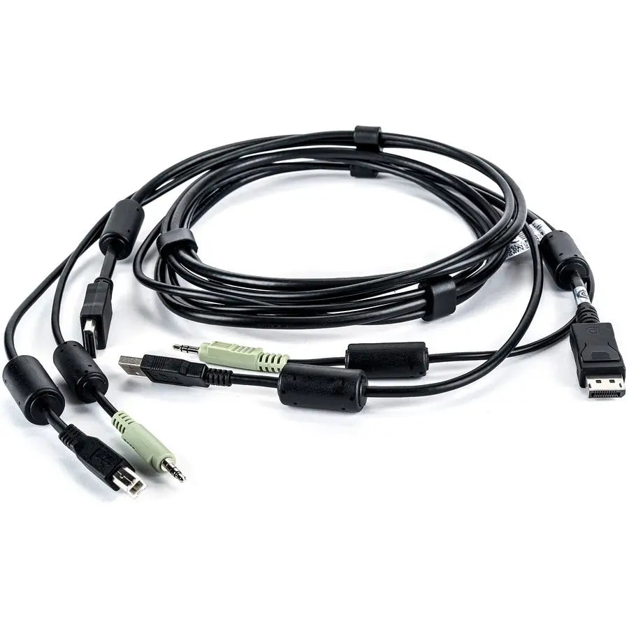 Vertiv CBL0102 Cybex KVM All-in-One Cable – 6 ft or 10 ft DisplayPort, HDMI, DVI for Emerson Cybex KVM Switches