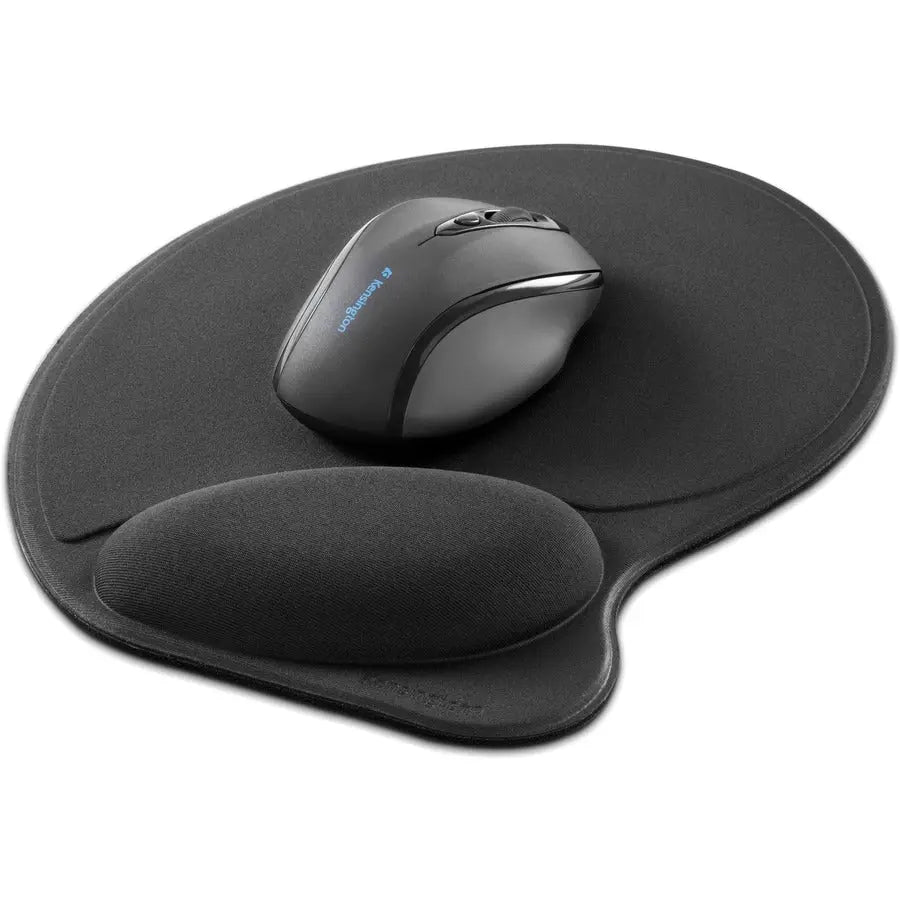 Kensington Wrist Pillow Mouse Wrist Rest - Black for All-Day Comfort and Support