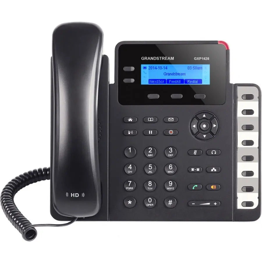 Grandstream GXP1628 IP Phone - 2-Line VoIP Office Phone with PoE and 8 BLF Keys