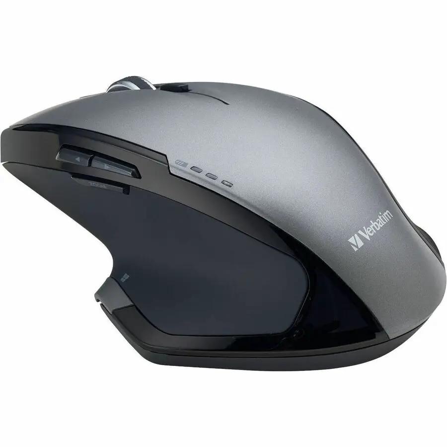 Verbatim America, LLC Wireless Desktop 8-Button Deluxe Mouse with Blue LED Technology by Verbatim America, LLC