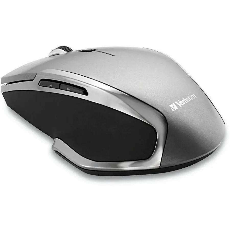 Verbatim America LLC Wireless Notebook 6-Button Deluxe Blue LED Mouse - Graphite by Verbatim America, LLC