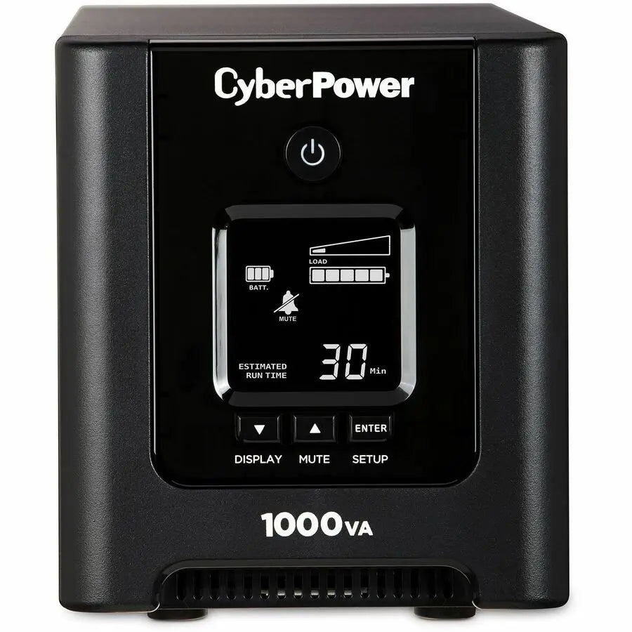 CyberPower OR1000PFCLCD PFC Sinewave UPS System – 1000VA Line-Interactive Mini-Tower with Surge and Power Protection