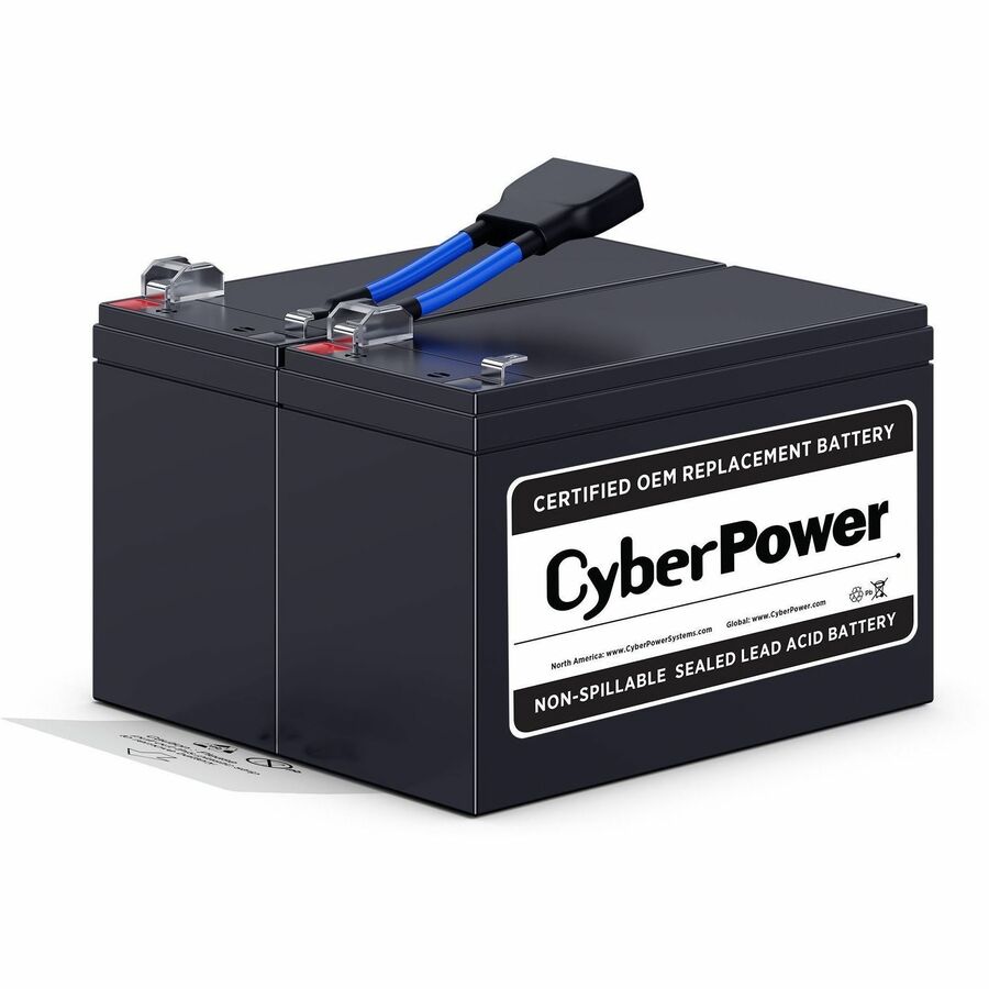 CyberPower RB1290X2B Replacement Battery Cartridge for OR1500PFCLCD UPS System