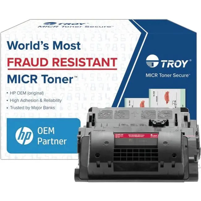 Troy Group M605/M606 MICR Secure Toner Cartridge - Black High Yield for Troy HP MICR Printers