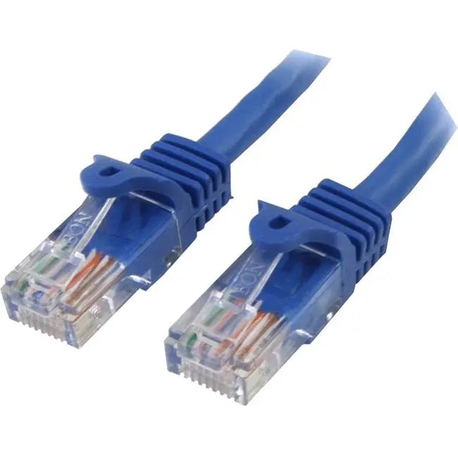 StarTech.com RJ45PATCH10 10 ft Blue Cat5e UTP Patch Cable with Power-over-Ethernet Support
