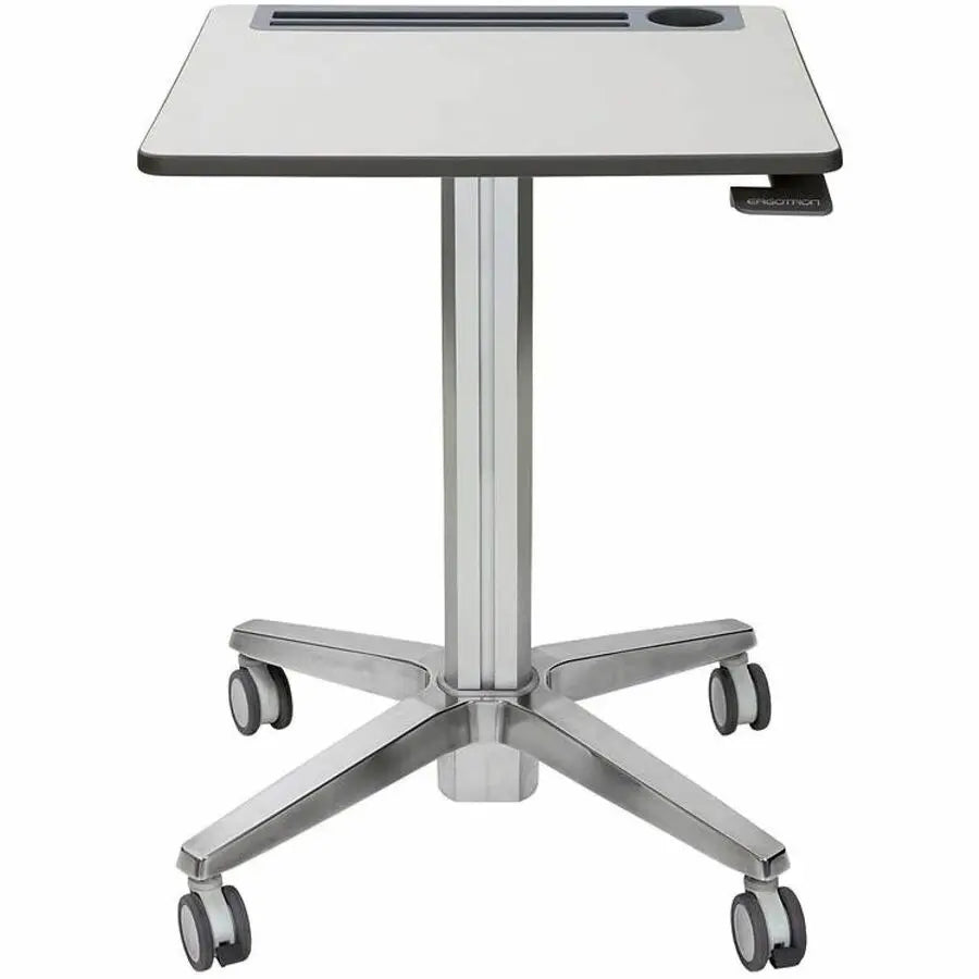 Ergotron LearnFit Sit-Stand Desk Tall - Adjustable Mobile Student and Office Desk
