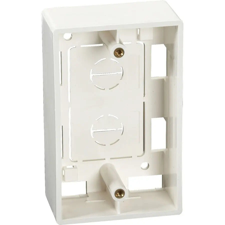 Black Box Corporation JPB654 Surface Mount Box - Single Gang, Office White
