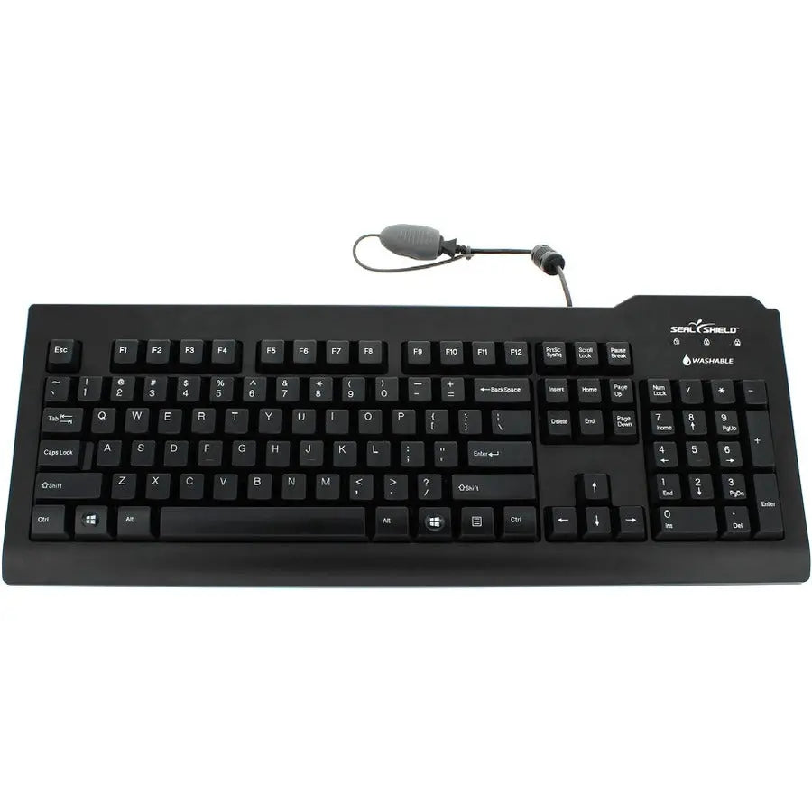 Seal Shield Silver Seal Waterproof Keyboard SSKSV208ES – USB QWERTY Spanish Layout with Antimicrobial Protection