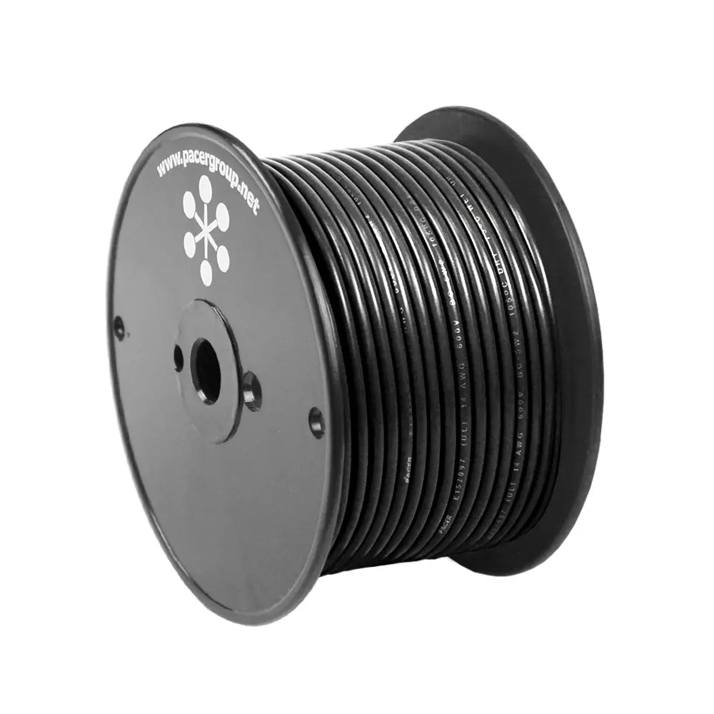 Pacer Black 10 AWG Marine Primary Wire - 20 Feet