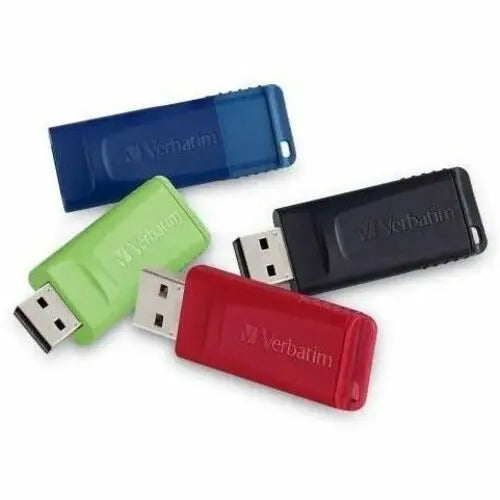 Verbatim Store 'n' Go 16GB USB Flash Drive Pack - Retractable Capless Design, TAA Compliant