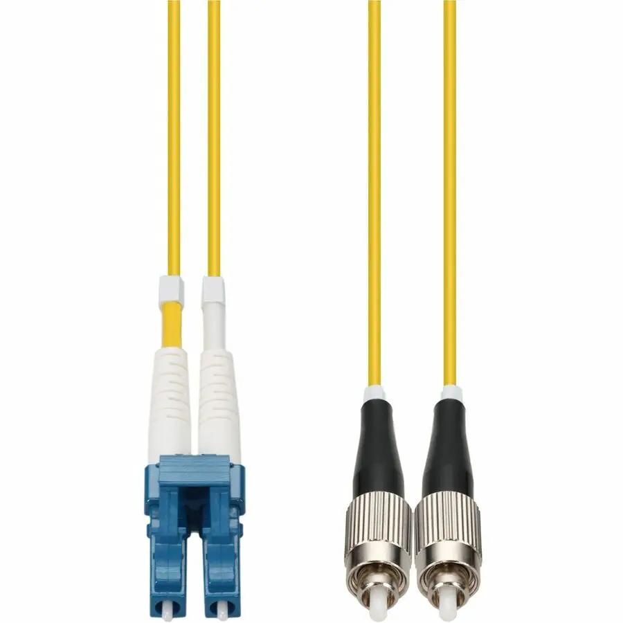 AddOn 3m LC to FC Yellow OS2 Duplex Riser-Rated SMF Fiber Patch Cable by ADDON