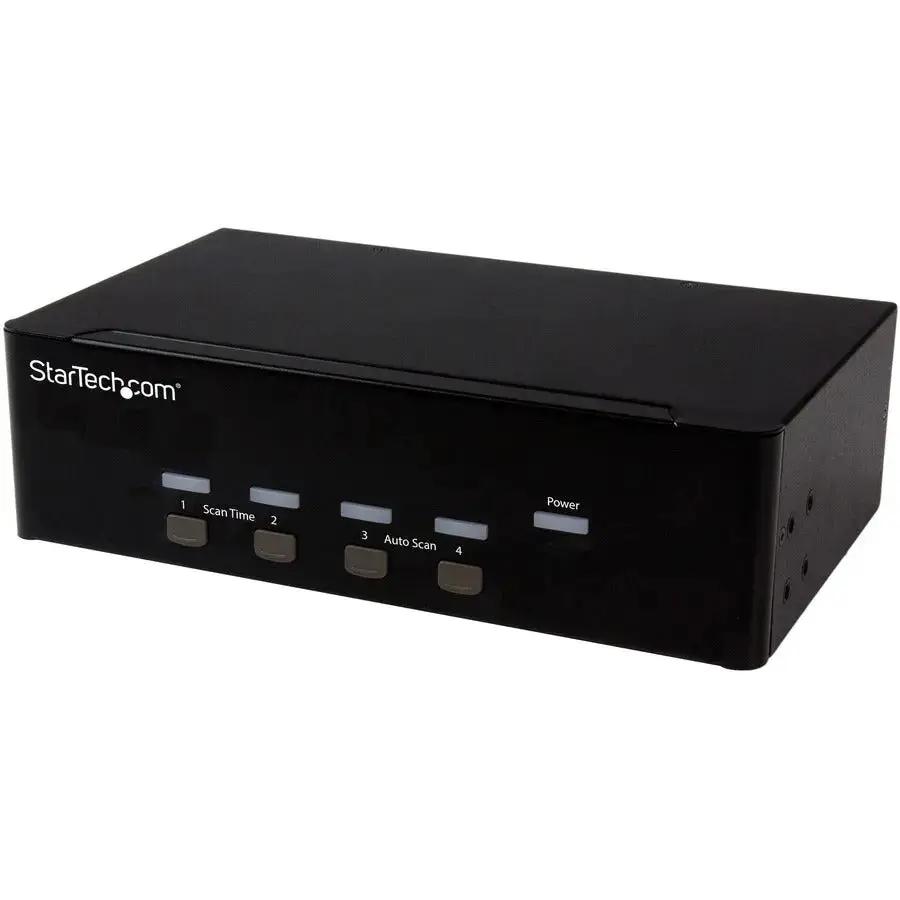 StarTech.com 4-Port KVM Switch with Dual VGA and USB 2.0 - Supports Four Computers and Dual Monitors by StarTech.com