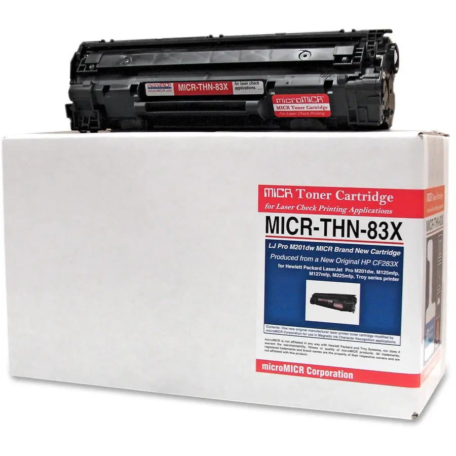 microMICR MICR Toner Cartridge CF283X for HP LaserJet Pro M201DW and M225MFP Series