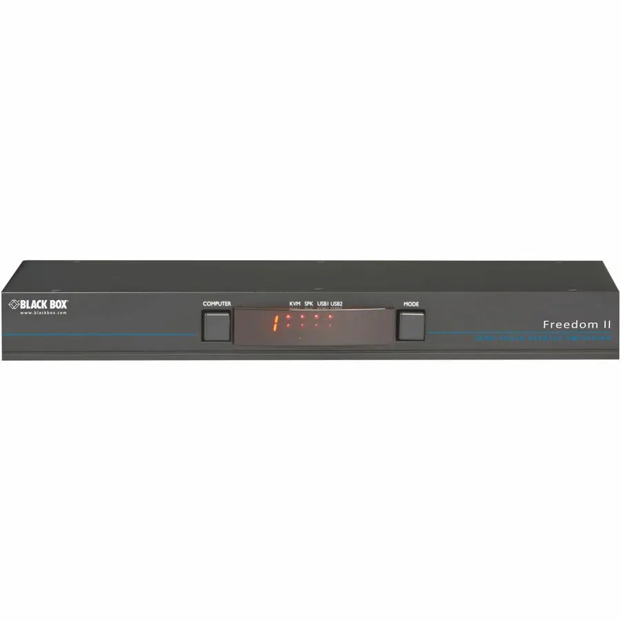 Black Box Corporation Emerald® KV0004A-R2 Freedom II KM Switch with Glide & Switch Mouse Switching