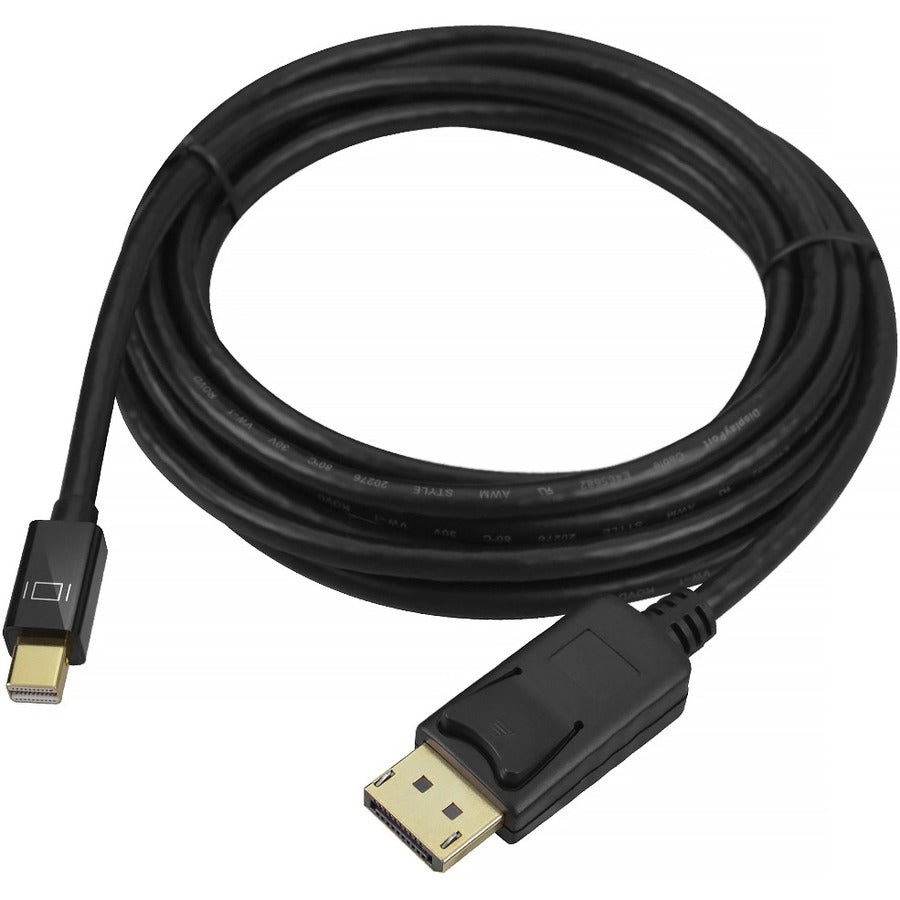 SIIG Inc Mini DisplayPort to DisplayPort Cable - 3M for Reliable Audio and Video Connection