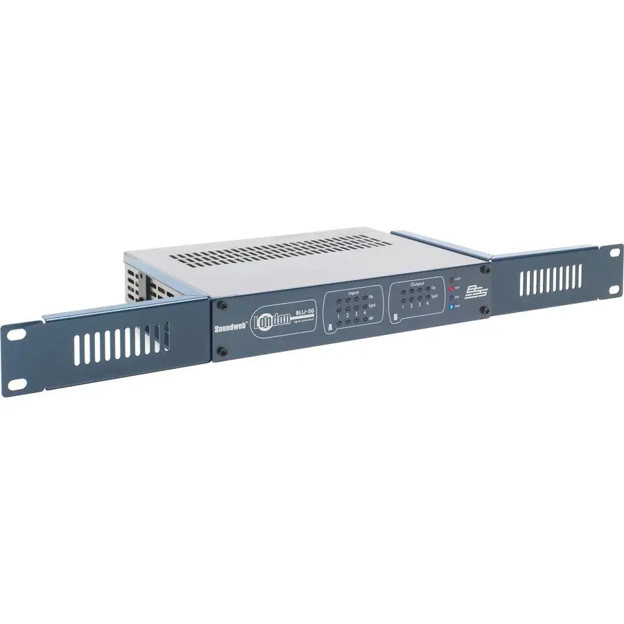 Harman BSS BLU-50 4x4 Signal Processor with BLU Link - Rack-Mountable Audio Device