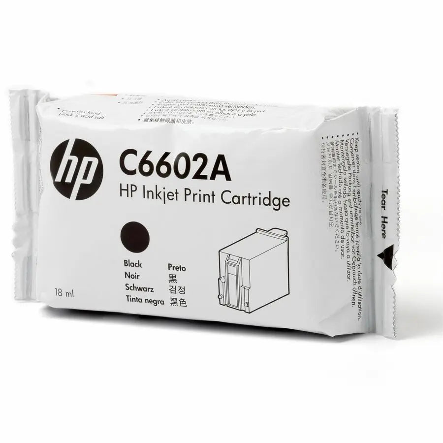 HP Inc. C6602A Black Ink Cartridge for Addmaster IJ 6000 POS Printer