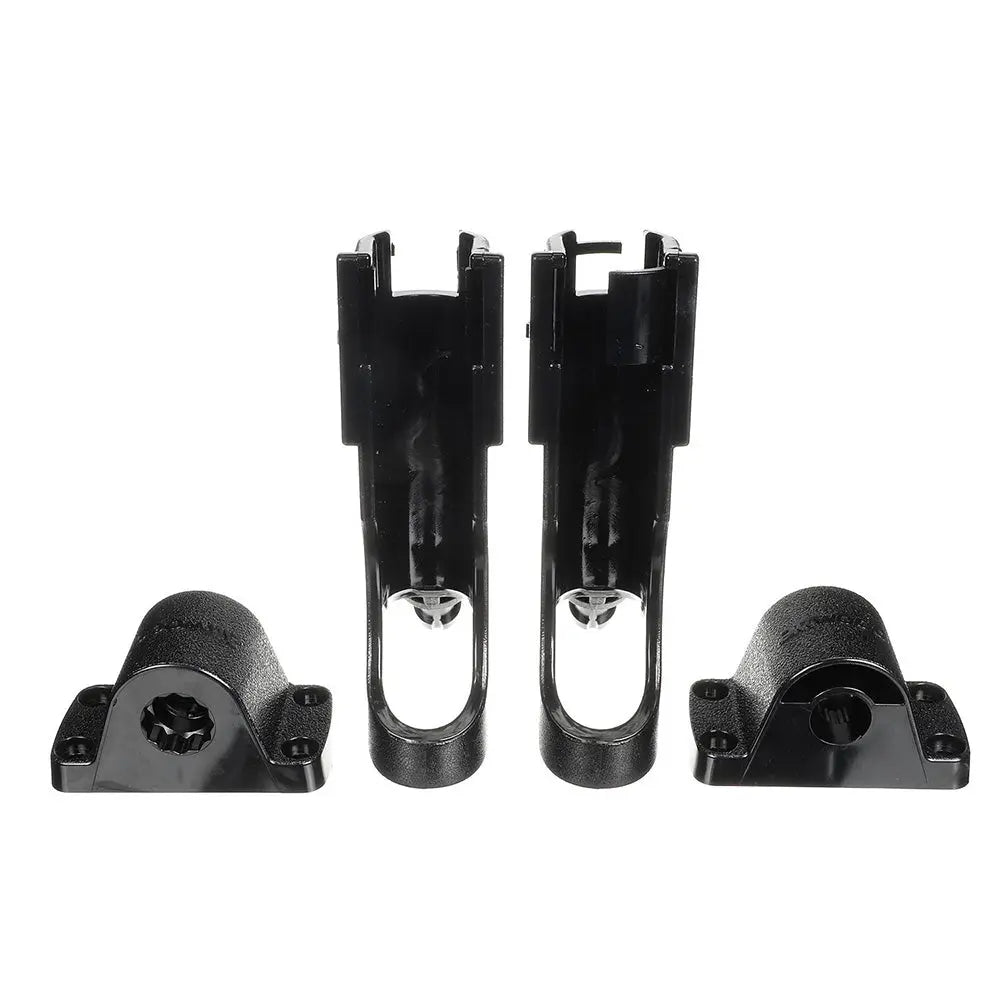 Attwood Marine RH-4646 2-In-1 Non-Adjustable Rod Holders - Black, 2-Pack