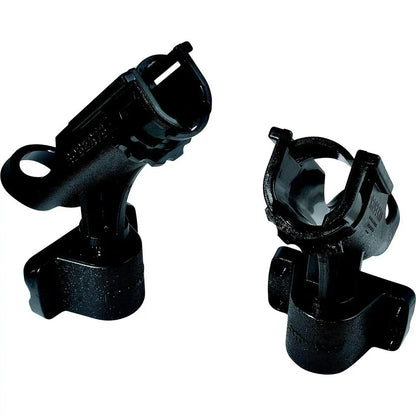 Attwood Marine RH-4646 2-In-1 Non-Adjustable Rod Holders - Black, 2-Pack