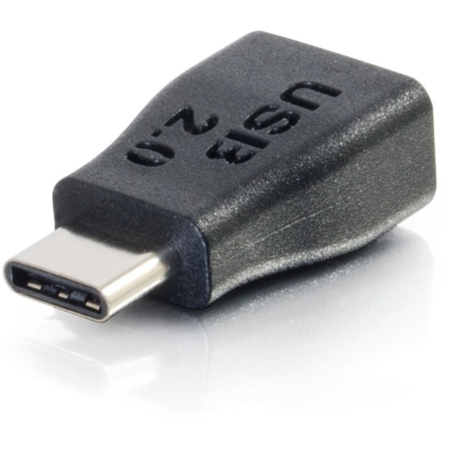 C2G USB 2.0 USB-C to USB Micro B Cable M/F - Black by Legrand Group