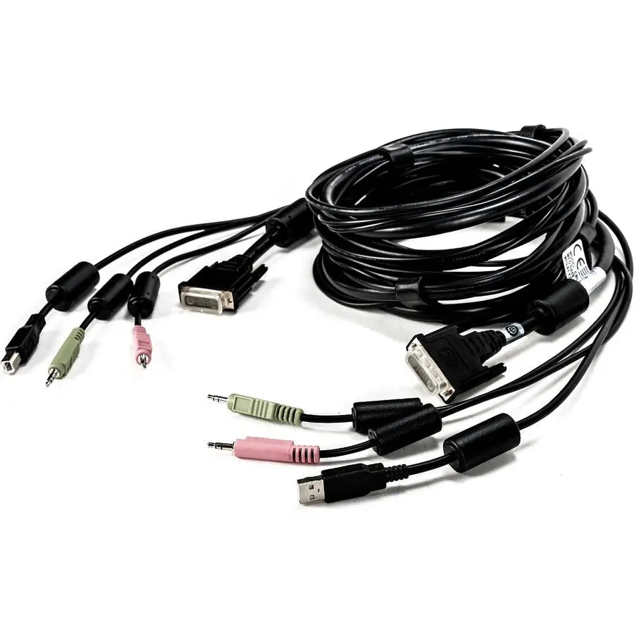 Vertiv AVOCENT 10 ft KVM Cable with DVI-I Video & Audio – Model CBL0119