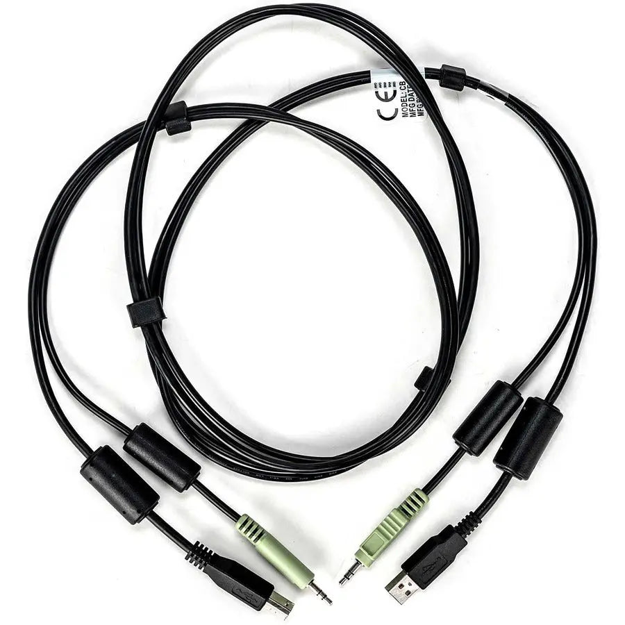 Vertiv AVOCENT CBL0130 6 ft KVM Cable for Cybex SCKM140 Switch with USB and Audio Connectors