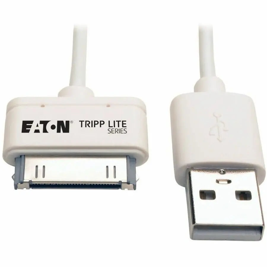 Eaton Tripp Lite Series M110-003-WH 3ft USB Sync and Charge Cable for Apple Devices