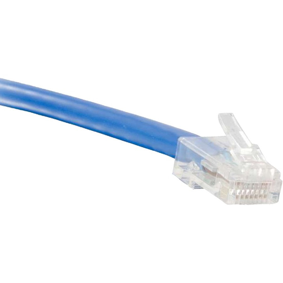 ENET Cat6 Blue 2 Foot Non-Booted Network Patch Cable with RJ45 Connectors
